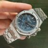 audemars piguet royal oak chronograph 41mm blue grande tapisserie dial 26320st watch 1078 yycvh