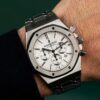 audemars piguet royal oak chronograph 41mm silver toned dial 26320st oo 1220st 02 watch 5396 66uha