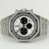 audemars piguet royal oak chronograph 41mm white dial panda 26331st watch 4616 bqt2s