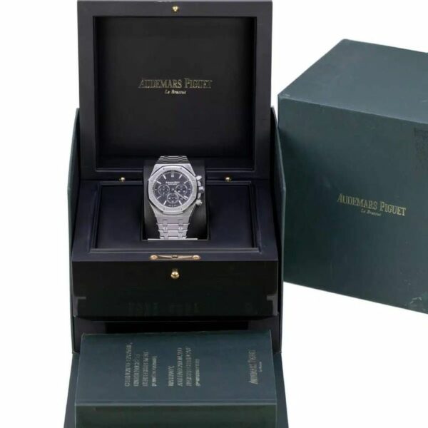 audemars piguet royal oak chronograph black dial 41mm stainless steel watch 26320stoo1220st01 5635 czmdm