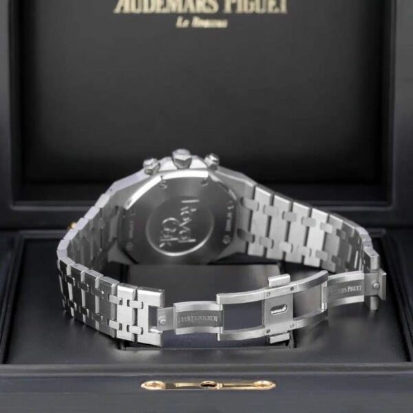 audemars piguet royal oak chronograph black dial 41mm stainless steel watch 26320stoo1220st01 6961 fazka