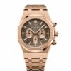 audemars piguet royal oak chronograph rose gold brown dial 26331oroo1220or02 watch 1257 5xg0j 1