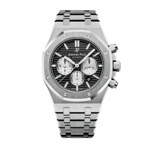 audemars piguet royal oak chronograph watch black dial 41mm 9853 lex6w