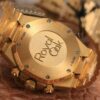 audemars piguet royal oak chronograph white dial rose gold on 904l steel watch 3126 qixbv