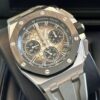 audemars piguet royal oak offshore chronograph smoked taupe 26420so watch 2808 ra89b