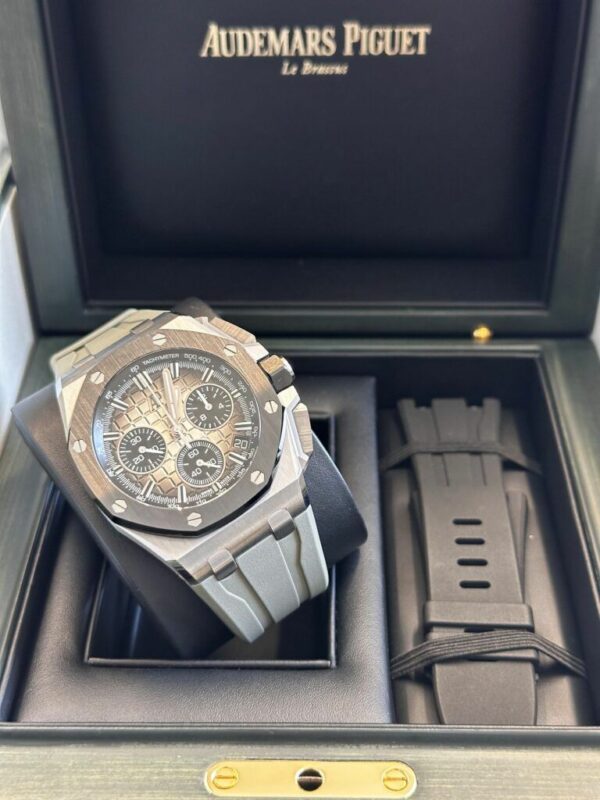 audemars piguet royal oak offshore chronograph smoked taupe 26420so watch 5700 hukol