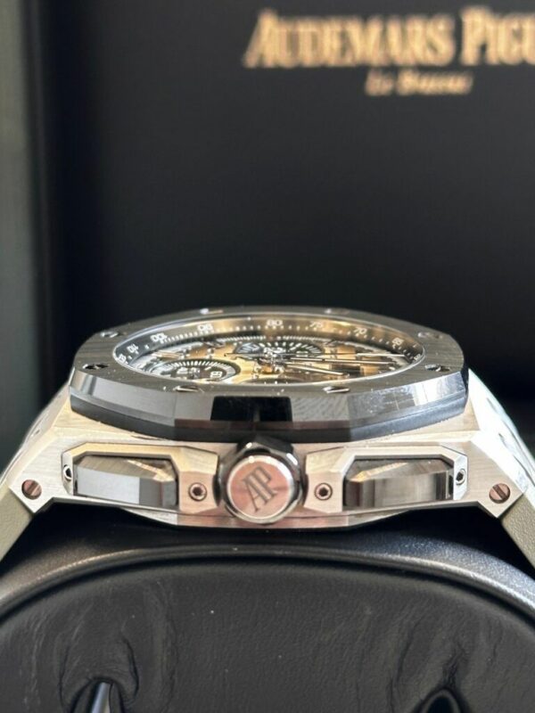 audemars piguet royal oak offshore chronograph smoked taupe 26420so watch 6427 rcch6