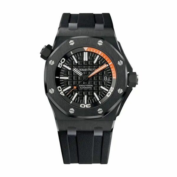 audemars piguet royal oak offshore diver black 42mm watch 15707ce 3138 xlern