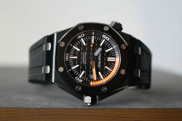 audemars piguet royal oak offshore diver black 42mm watch 15707ce 7326 vxzyt