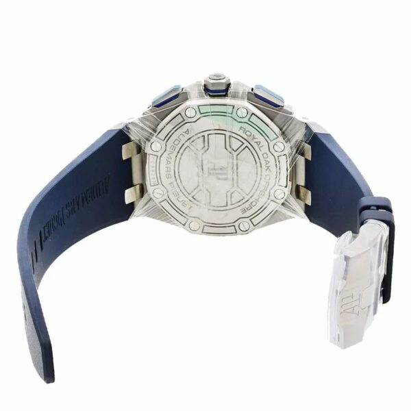 audemars piguet royal oak offshore titanium blue 42mm watch 5005 fdd0k