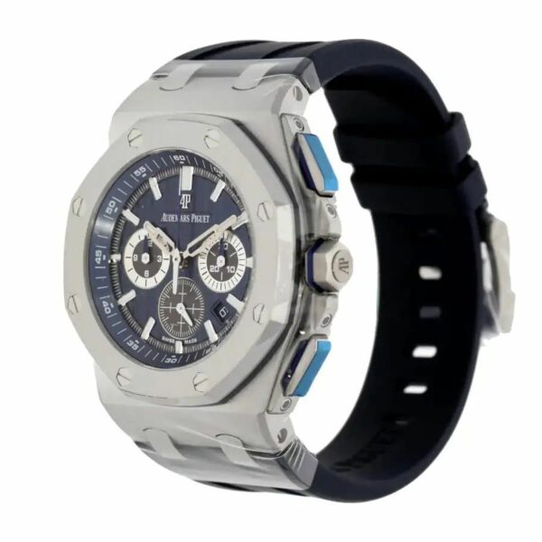 audemars piguet royal oak offshore titanium blue 42mm watch 9101 z7k2v