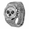 audemars piguet royal oak selfwinding 41mm chronograph silver watch 6076 hyxu3