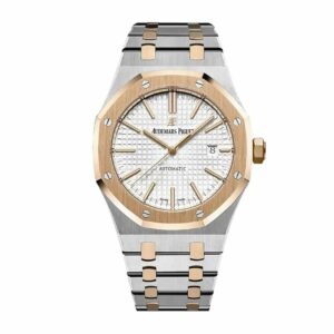 audemars piguet royal oak selfwinding 41mm steel and rose gold selfwinding watch 5702 zvror