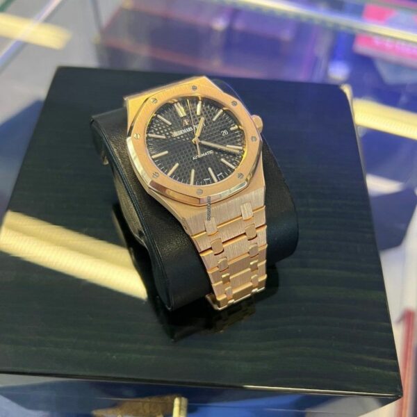 audemars piguet royal oak selfwinding automatic 41mm black dial watch 3701 c5qiy