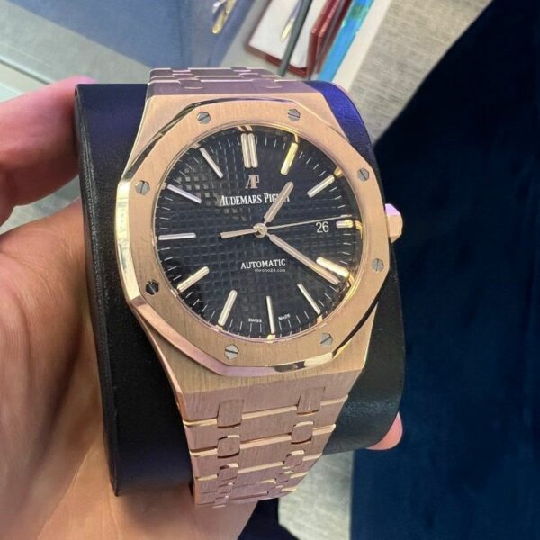 audemars piguet royal oak selfwinding automatic 41mm black dial watch 6668 by4lb