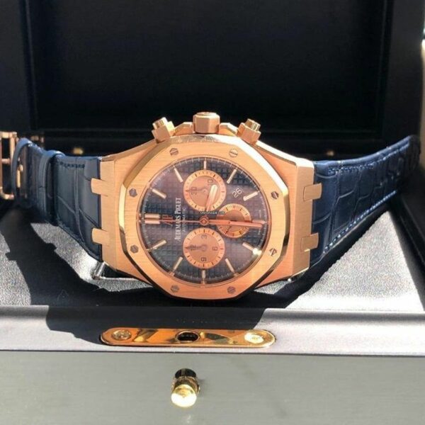 audemars piguet royal oak selfwinding chronograph 18k rose gold 26331orood315cr01 watch 3488 2lvt3
