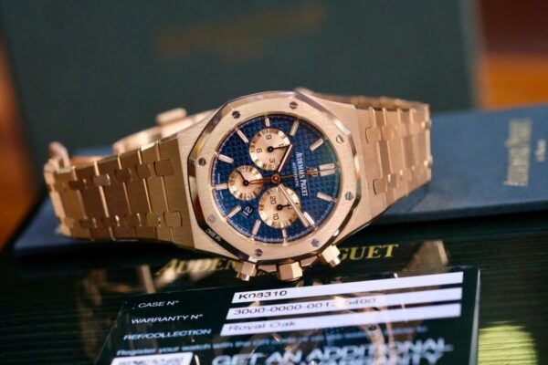 audemars piguet royal oak selfwinding chronograph 18k rose gold watch 26331oroo1220or01 1658 0gqz2