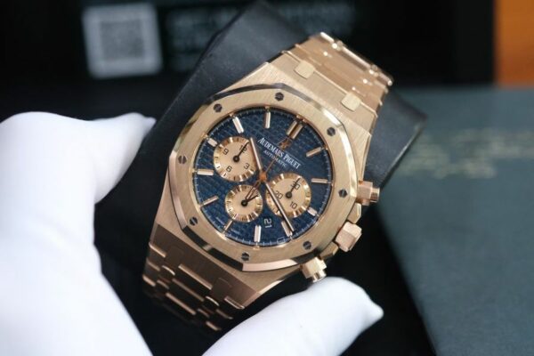 audemars piguet royal oak selfwinding chronograph 18k rose gold watch 26331oroo1220or01 4593 dz7gc