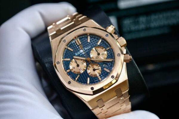 audemars piguet royal oak selfwinding chronograph 18k rose gold watch 26331oroo1220or01 5432 flabx