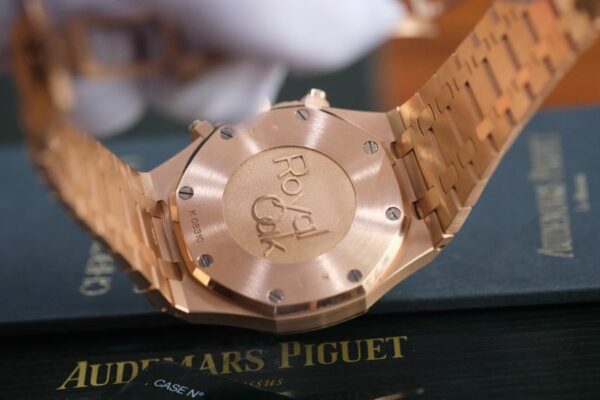 audemars piguet royal oak selfwinding chronograph 18k rose gold watch 26331oroo1220or01 9381 hxurv