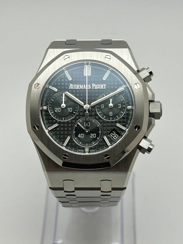 audemars piguet royal oak selfwinding chronograph 50th anniversary steel bracelet green dial ref 23 26240st oo 1320st 04 watch 7950 sfbmc