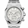 audemars piguet royal oak selfwinding chronograph white dial 26240st oo 1320st 03 watch 3701 p8g1r