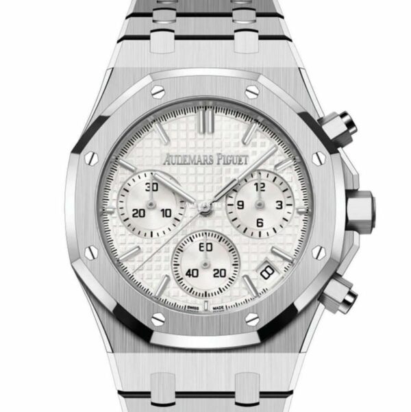 audemars piguet royal oak selfwinding chronograph white dial 26240st oo 1320st 03 watch 3701 p8g1r