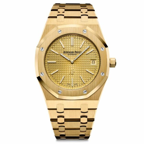audemars piguet yellow gold royal oak jumbo watch 1895 1irhj 1