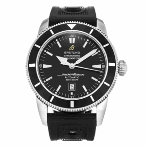 breitling superocean 46mm black dial automatic a17320 watch 8730 o3q5q