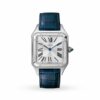 cartier santos dumont watch large model quartz movement steel leather wssa0022 1284 yo0ut 1