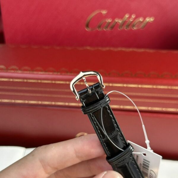 cartier santos dumont watch xl model rose gold leather strap wgsa0032 2807 hfxbi