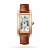 cartier tank americaine watch large model mechanical movement with automatic winding rose gold wgta0046 3563 ve3bn 1