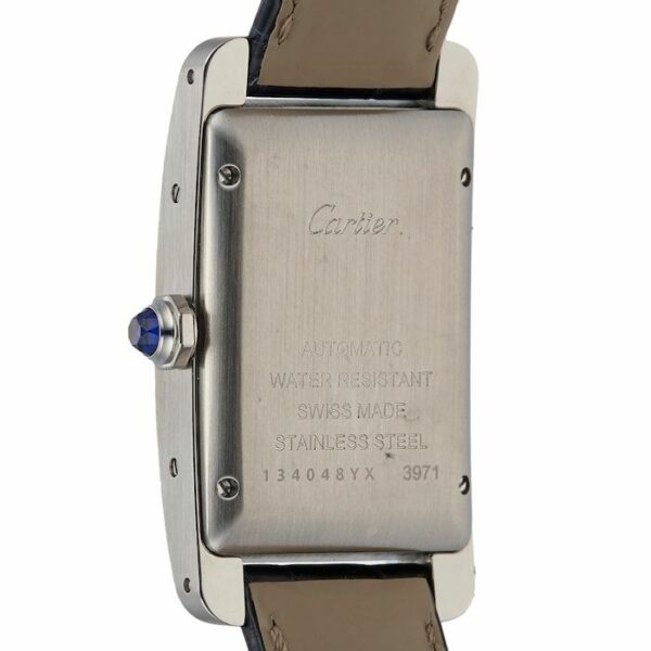 cartier tank americaine watch large strap watch 3346 7zq1w