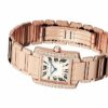 cartier tank franaise watch medium model quartz movement wjta0023 3132 lhl6h