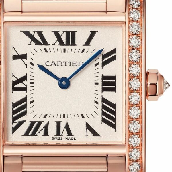 cartier tank franaise watch medium model quartz movement wjta0023 3466 ktwpz