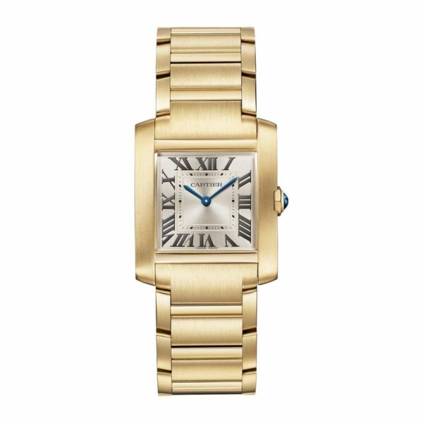 cartier tank franaise watch medium model quartz movement yellow gold wgta0113 6278 yk9pz 1