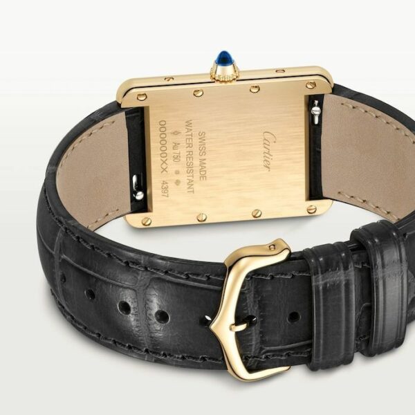 cartier tank louis cartier watch large model quartz movement case in yellow gold wgta0067 4844 yhpkj