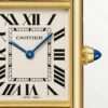 cartier tank louis cartier watch large model quartz movement case in yellow gold wgta0067 6124 5ourt