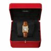 cartier tank louis cartier watch small model quartz movement yellow gold leather w1529856 3395 ao215