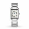 cartier tank must large model quartz movement steel 33 7mm x 25 5mm wsta0052 watch 3666 wcyhu