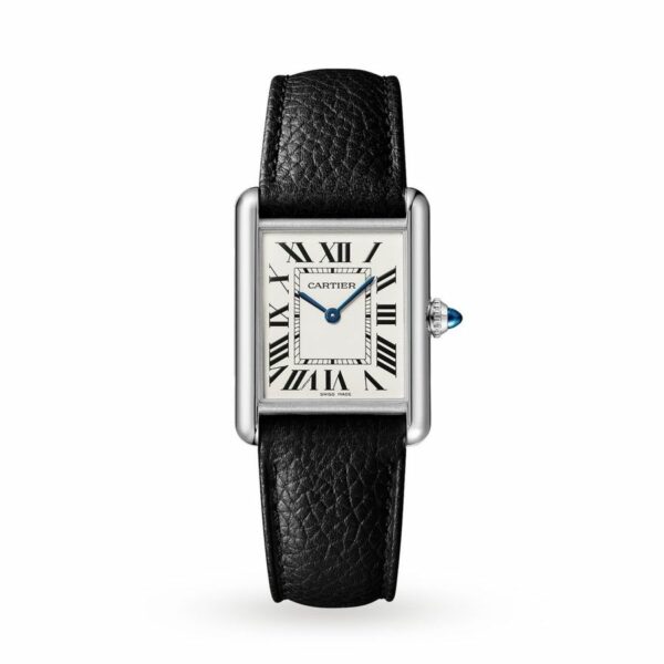 cartier tank must large model quartz movement steel leather wsta0041 watch 3785 tanmo 1