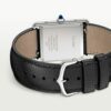 cartier tank must large model quartz movement steel leather wsta0041 watch 5956 rer1z