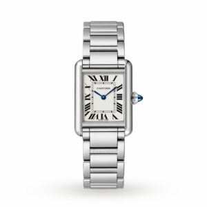 cartier tank must small model quartz movement steel 29 5mm x 22mm wsta0051 watch 2534 3homq