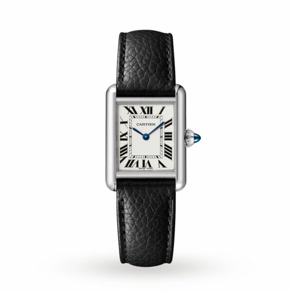 cartier tank must small model quartz movement steel leather wsta0042 watch 3722 qscxr 1