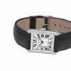 cartier tank must watch small model quartz movement steel case w4ta0016 1393 krevb