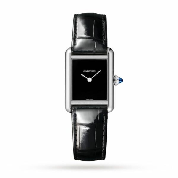 cartier tank must watch small model quartz movement steel case wsta0071 5880 vp4sv 1