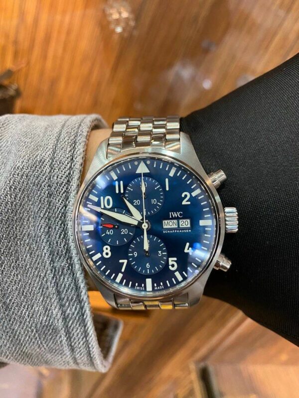 iw377717 iwc pilots chronograph le petit prince mens watch 1131 eynvl