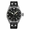 iw500901 iwc big pilots watch for men automatic movement black dial black strap 3051 skpxh