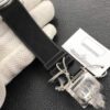 jaeger lecoultre geographic 9068670 black strap mens watch 4147 n9vdo