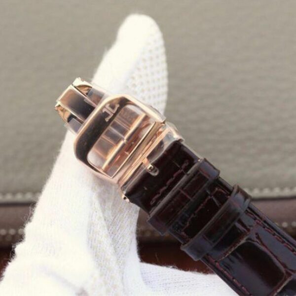 jaeger lecoultre master calendar 1428421 rose gold white dial mens watch 4727 ivcuq